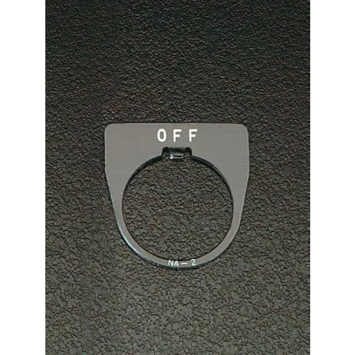 IDEC 30mm 銘板(OFF) EA940DC-22 4518340900295(CDC)【別送品】