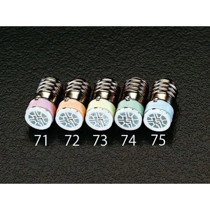 ESCO AC/DC24V/E10(23mm) LEDランプ(レッド) EA940DE-71 4518340900684(CDC)【別送品】
