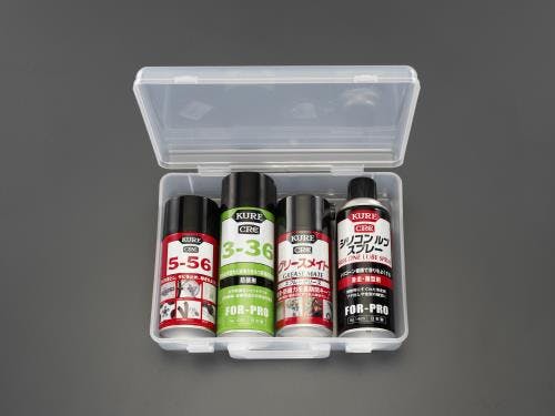 呉工業(KURE) 防錆潤滑スプレーセット(ケース入) 4本組 EA920KS 4518340947078【別送品】