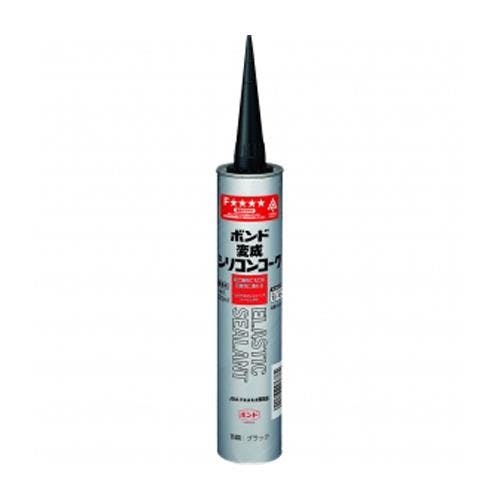 コニシ 変成シリコンコーク(ブラック) 333ml EA930AE-12 4548745019216【別送品】
