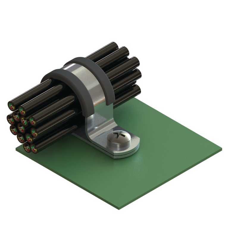 ESCO 17.5mm パイプクランプ(ゴムライナー付/10個) EA947FE-10A