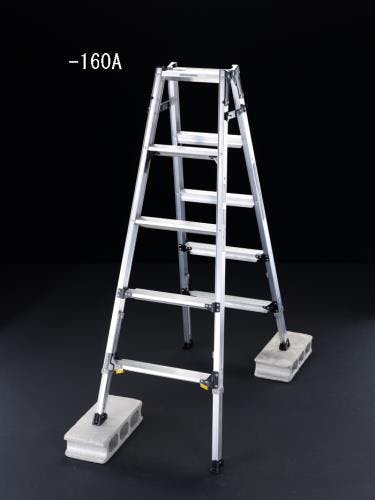 アルインコ(ALINCO) はしご兼用脚立(ワイドステップ/伸縮脚) 1.57m EA903AD-160A 4548745145830【別送品】