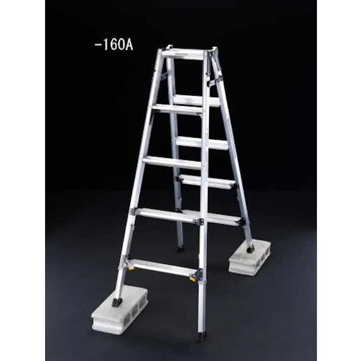 アルインコ(ALINCO) はしご兼用脚立(ワイドステップ/伸縮脚) 1.87m EA903AD-190A 4548745145847【別送品】