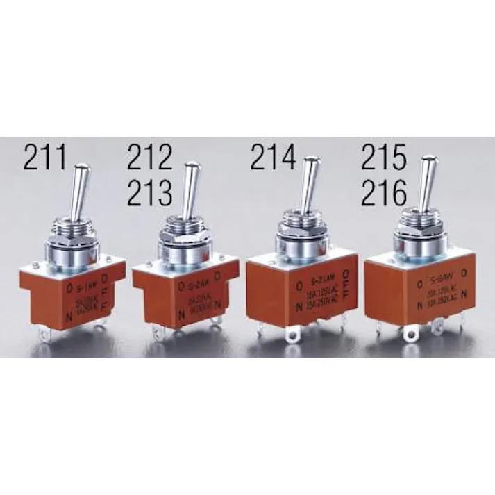 NKKスイッチズ 125V/15A 2極単投/トグルスイッチ(防水型) EA940DH-214 4548745173390(CDC)【別送品】