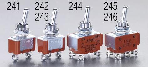NKKスイッチズ 単極単投/トグルスイッチ 125V/15A EA940DH-241 4548745173949【別送品】