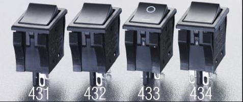 NKKスイッチズ 単極単投/ロッカースイッチ(TV-51 適合) 125V/10A EA940DH-431 4548745175318【別送品】