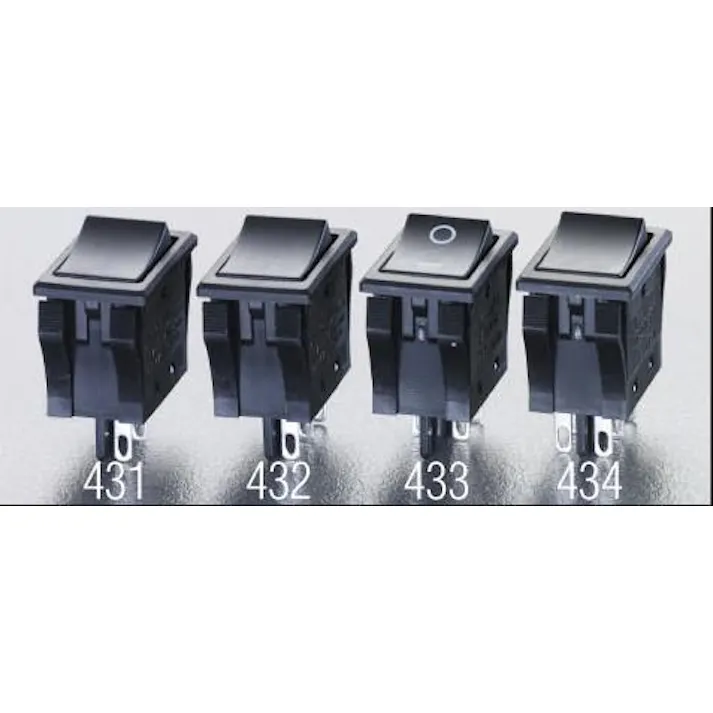 NKKスイッチズ 125V/10A 2極単投/ロッカースイッチ(TV-51 適合) EA940DH-433 4548745175332(CDC)【別送品】
