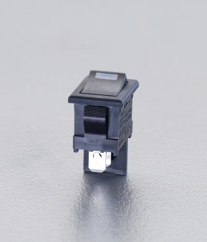 NKKスイッチズ 単極単投LED照光ロッカースイッチ/高容量型 125V/10A EA940DH-453 4548745175585【別送品】