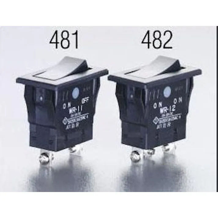 NKKスイッチズ 125V/15A 単極単投/ロッカースイッチ(防水型) EA940DH-481 4548745176179(CDC)【別送品】