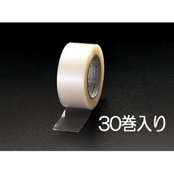 ESCO 50mmx50m 手切れ粘着テープ(透明/30巻) EA944NB-50B 4548745191127(CDC)【別送品】