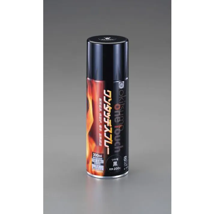 オキツモ 耐熱塗料(つや有/金) 300ml EA942AA-3 4548745219821【別送品】
