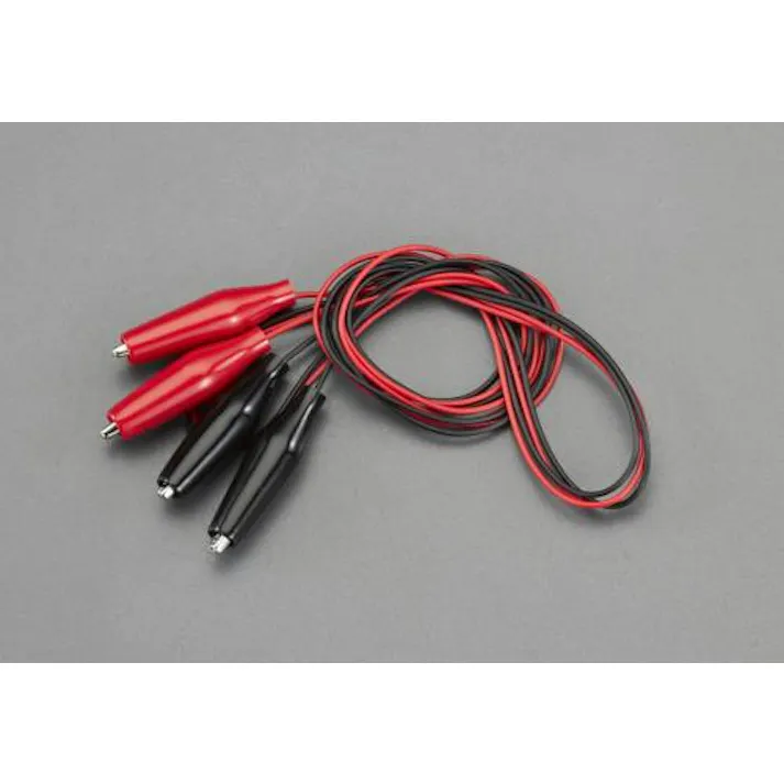 テイシン電機 1000mm/0.1mm2 テストリード(両端クリップ/2本) EA940DT-11 4548745261615(CDC)【別送品】