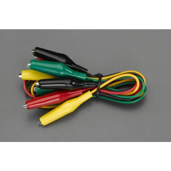 テイシン電機 760mm/0.5mm2 テストリード(両端クリップ/ 4本) EA940DT-3 4548745266481(CDC)【別送品】