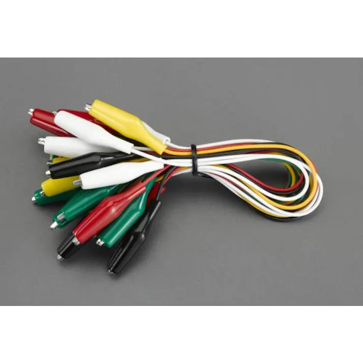 テイシン電機 560mm/0.3mm2 テストリード(両端クリップ/10本) EA940DT-2 4548745266764(CDC)【別送品】