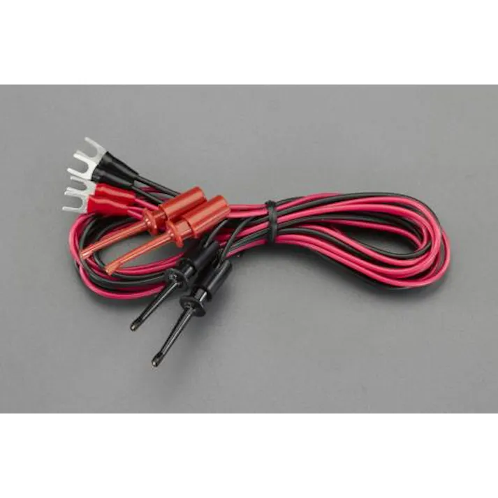 テイシン電機 1000mm/0.3mm2 テストリード(クリップ・Y形端子/4本) EA940DT-47 4548745283068(CDC)【別送品】