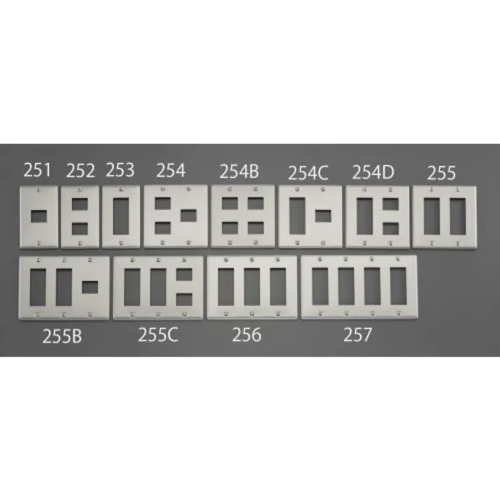 パナソニック(Panasonic) プレート(7個/3列/メタル製) EA940CE-255B 4548745290004【別送品】