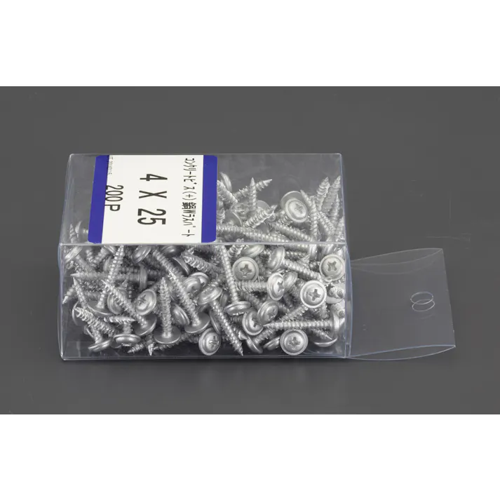 ESCO  4.0x32mm コンクリートビス(ナベワッシャー/鉄/200本) EA945SR-22 4548745290158(CDC)【別送品】