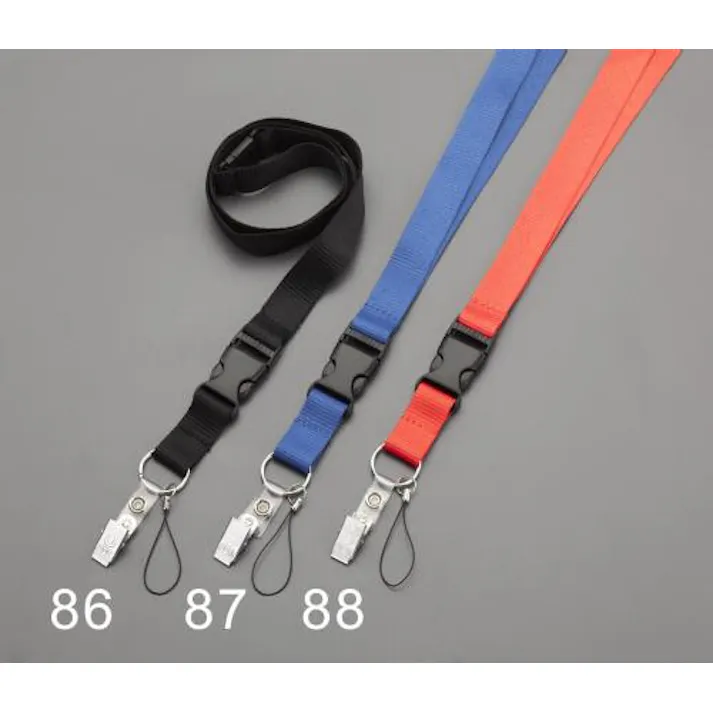 ESCO 457mm ネックストラップホルダー(ブルー) EA916ZL-87 4548745290783(CDC)【別送品】