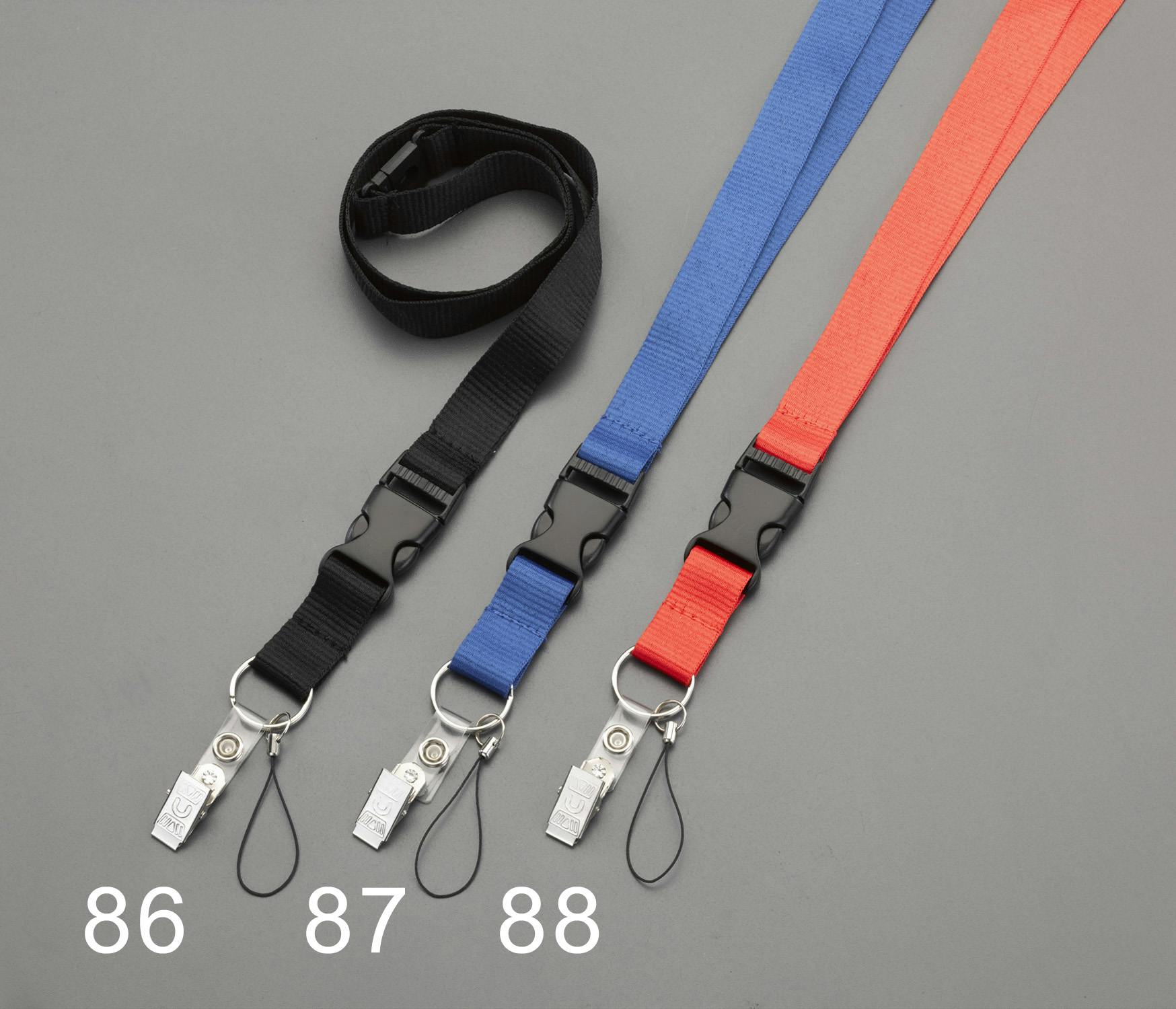 ESCO 457mm ネックストラップホルダー(レッド) EA916ZL-88
