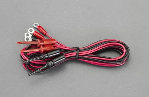 テイシン電機 テストリード(クリップ・丸形端子/4本) 1000mm/0.3平方ミリメートル EA940DT-67 4548745293999【別送品】