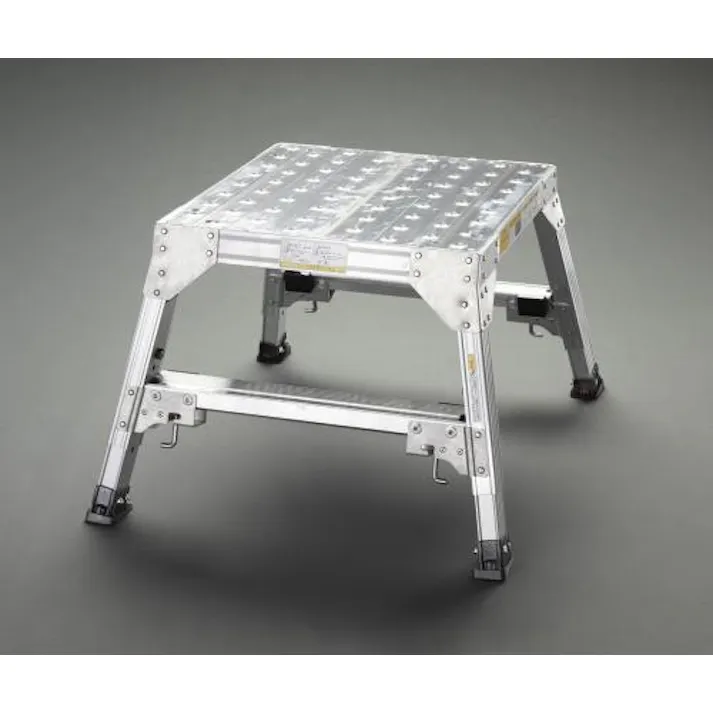 作業台(伸縮調整脚/アルミ製) 510x500mm/0.5m EA901XD-2 4548745414974【別送品】