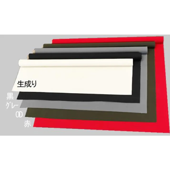 ESCO 0.92× 5m/0.9mm ポリエステル帆布(黒) EA911AM-5B 4548745416763(CDC)【別送品】