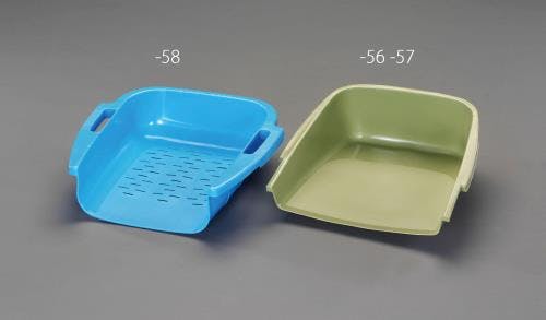 農業用箕(うぐいす色) 420x420x160mm EA928AD-56 4548745422450【別送品】