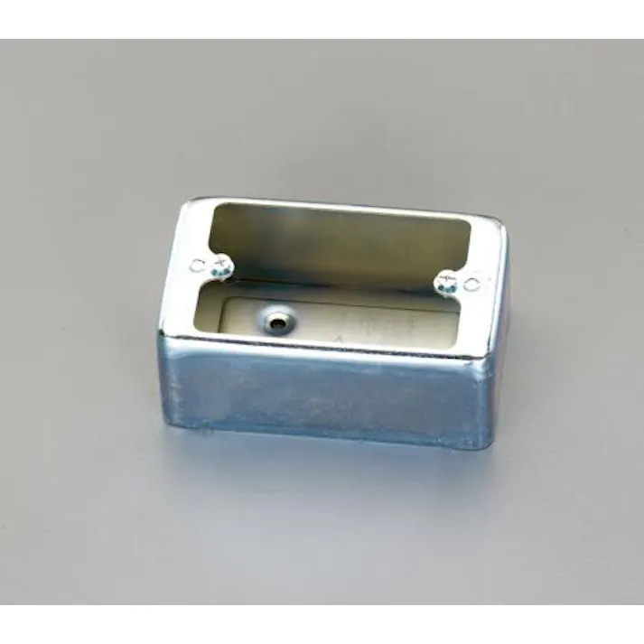 ESCO 124x 74x40mm 露出スイッチボックス(ハブ無/1個用) EA940CS-8 4548745425932(CDC)【別送品】