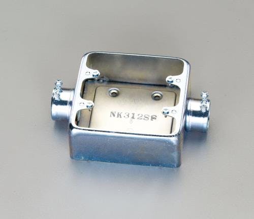 露出スイッチボックス(2方出/2個用) E25 EA940CS-16 4548745425994【別送品】