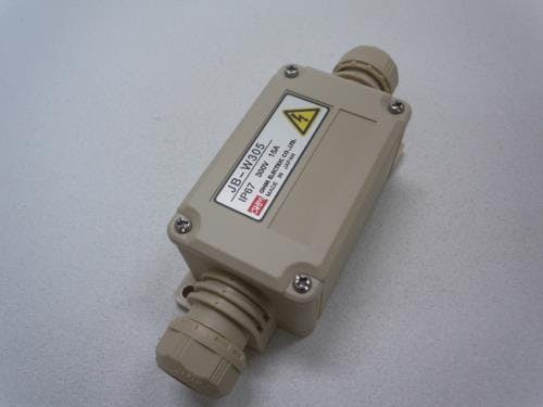 オーム電機 端子台付中継ボックス(ベージュ) 5極(300V/15A) EA940CY-5J 4548745426663【別送品】