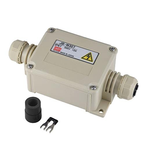 オーム電機 端子台付中継ボックス(ベージュ) 7極(300V/15A) EA940CY-7J 4548745426694【別送品】