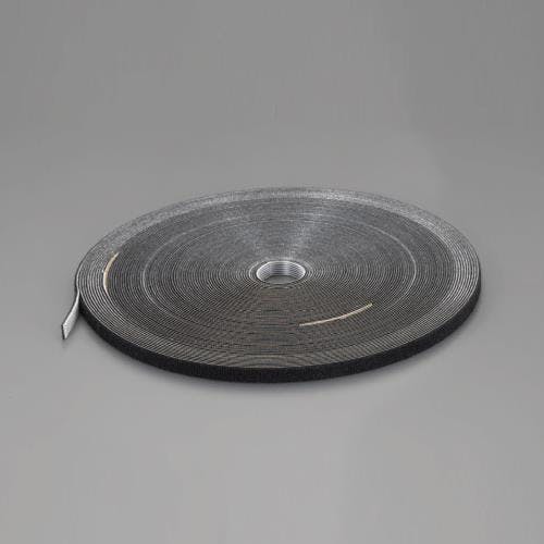 両面マジック結束バンド(黒) 25mmx30m EA944MA-233 4548745476668【別送品】