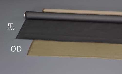 ナイロンシート(裏面PUコート/黒) 1.17x5m/0.6mm EA911AS-1 4548745481877【別送品】