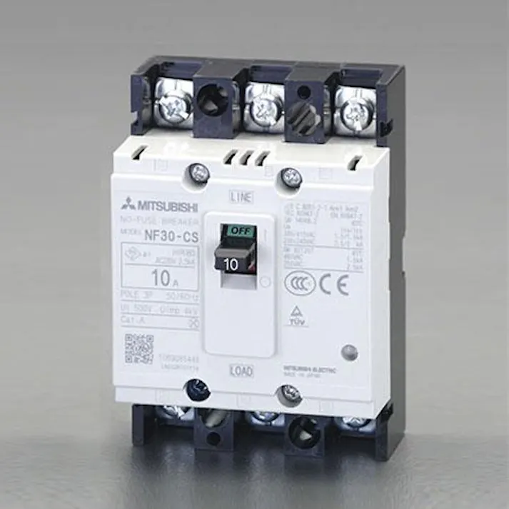 三菱電機 240V/ 20A/3極 ノーヒューズ遮断器(フレーム50) EA940MM-28 4548745598162(CDC)【別送品】