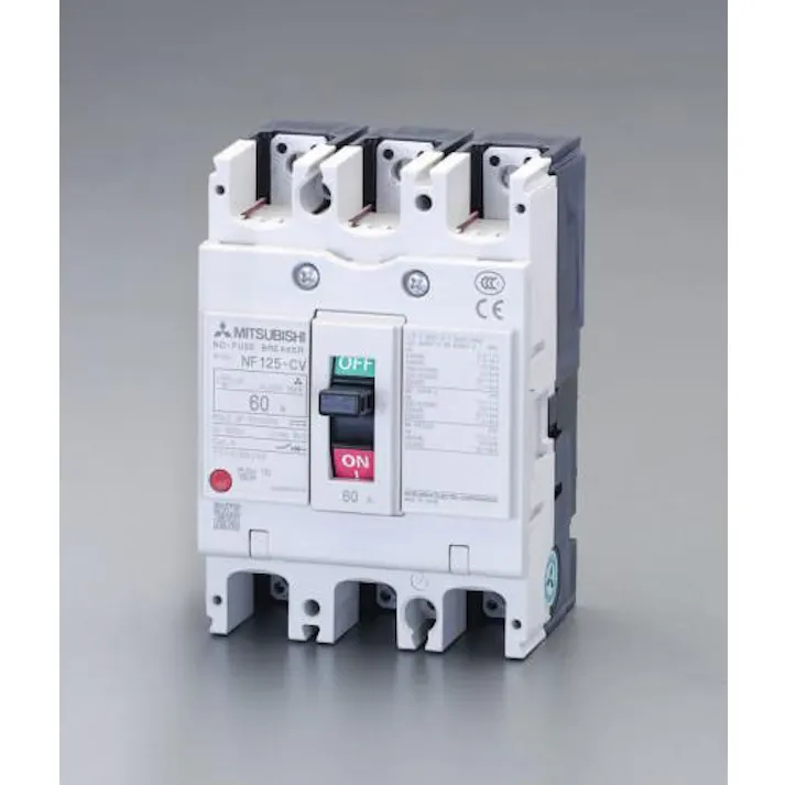 三菱電機 ノーヒューズ遮断器(フレーム100) 240V/60A/3極 EA940MM-45 4548745598469【別送品】