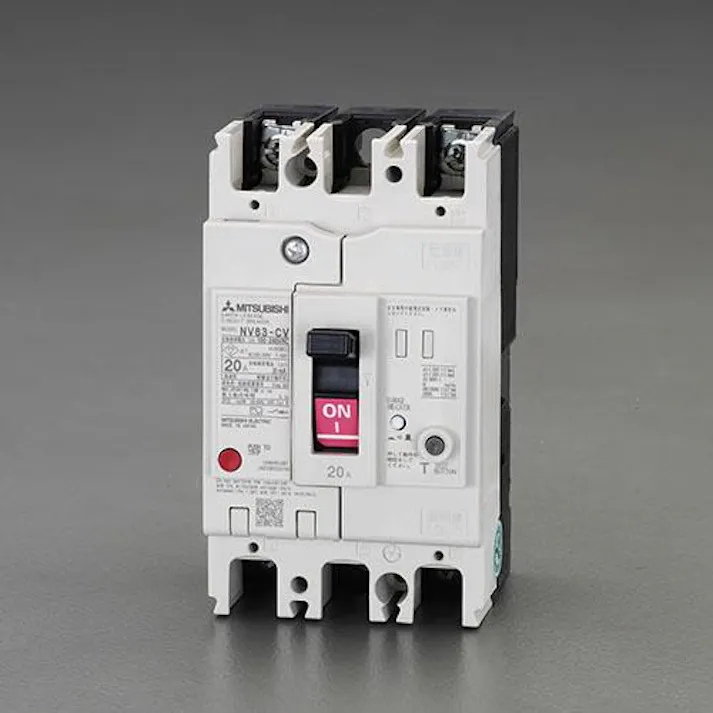 三菱電機 漏電遮断器(フレーム50) AC100-440V/30A/3極 EA940MN-19 4548745599268【別送品】