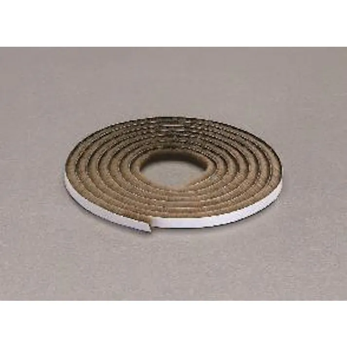 すき間用モヘアシール材(ゴールド) 6x6mm/2m EA944KD-112 4548745611175【別送品】