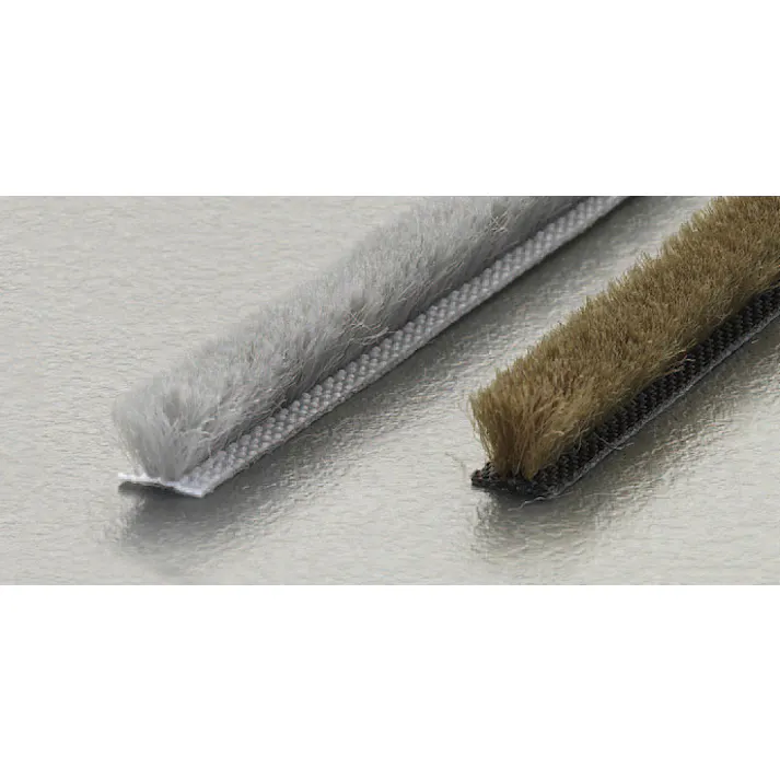 すき間用モヘアシール材(ゴールド) 6x6mm/2m EA944KD-112 4548745611175【別送品】