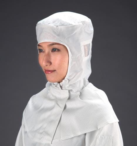 MCC(MaxClean) クリーンルーム用キャップ(白/クラス100対応) [LL] EA915EB-3 4548745611410【別送品】