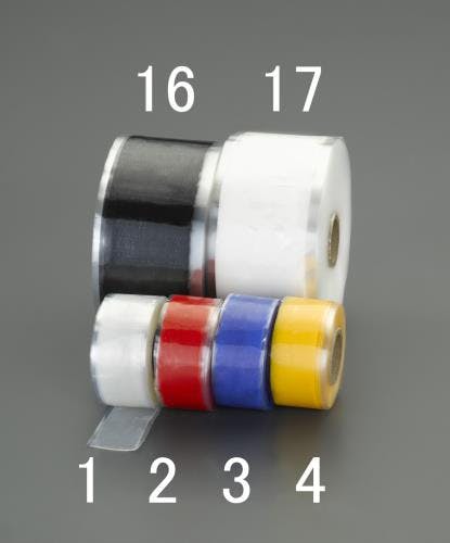 自己融着絶縁テープ(イエロー) 25.4mmx3.65m EA944RG-4 4548745625868【別送品】