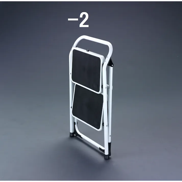 踏台(スチール製) 0.48m/2段 EA903RC-2 4548745715194【別送品】