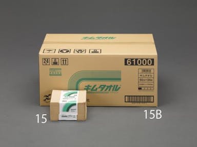 日本製紙クレシア(CRECiA) 380x330mm 工業用ワイパー(24束) EA929AT-15B 4548745725056(CDC)【別送品】
