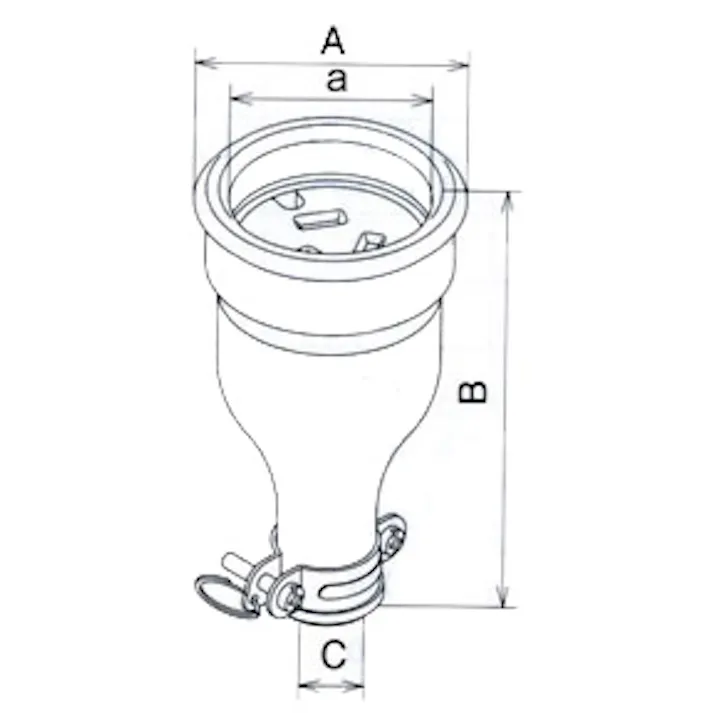 明工社 防水型コネクター(3P) AC250V/15A EA940BH-17 4548745748635【別送品】