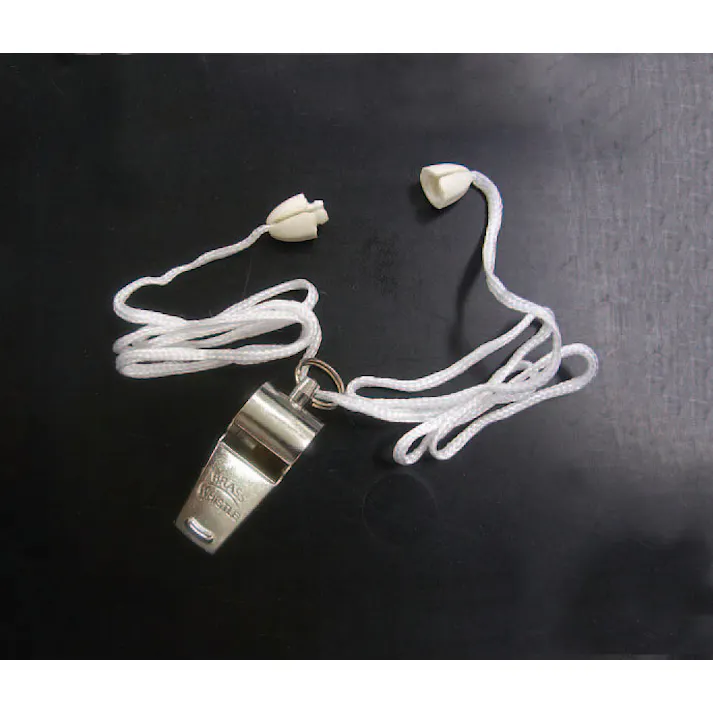 ホイッスル(真鍮製) 50mm EA916XK-1A 4548745828535【別送品】