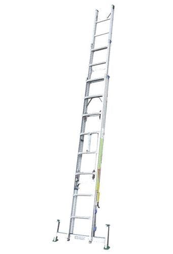 三連はしご(アルミ製・アウトリガー付) 3.01-7.09m EA902NC-17 4548745873412【別送品】