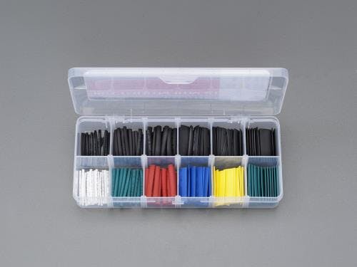 熱収縮チューブセット(カラフル/180ピース) EA944BH-11 4548745938098【別送品】