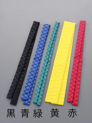 滑り止めグリップ(熱収縮・黒) φ40mmx1.0m EA944-171 4548745947786【別送品】