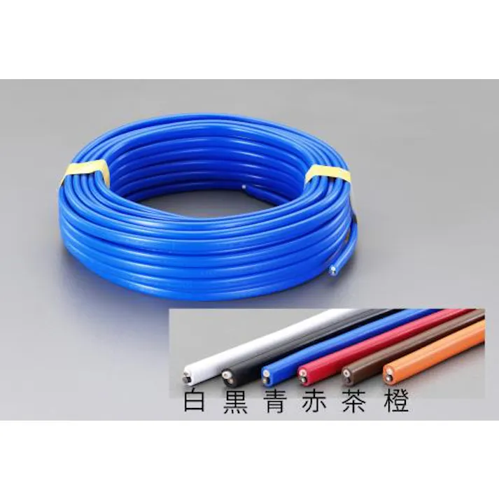ESCO 1.6mmx2心/600V18A VAケーブル(20m/黒) EA940AV-302 4548745968507(CDC)【別送品】