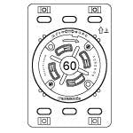 パナソニック(Panasonic) 引掛け埋込コンセント(接地3P) 250V/60A