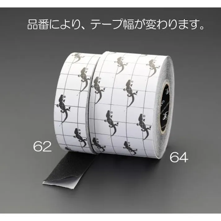 ESCO 100mmx18.3m 滑り止めテープ(耐水・耐油/黒) EA944DB-64 4548745978315(CDC)【別送品】